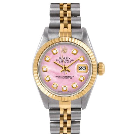 black mother of pearl rolex dial|rolex lady datejust pink dial.